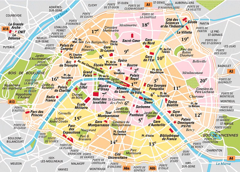 arrondissements Paris